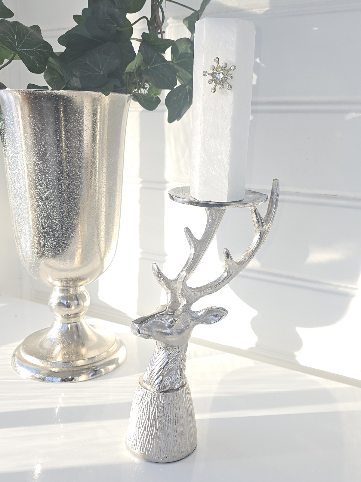 Hjort-i-silver-ljusstake-till-blockljus-16