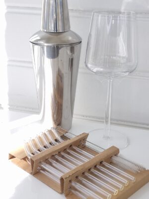 Sugrör i glas 19 cm 12 st. i förpackning. Besök Blickfång.se