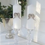 Ljusstake i glas par- Besök blickfång.se