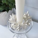 Vit ljusmanschett 4 styck. Besök blickfång.se