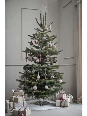 Topstjärna till julgranen i silver. Besök blickfång.se