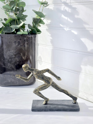 figur springande man på fot för dekoration