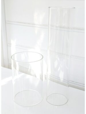 glascylinder till en ljusstake